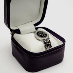 Pre Owned Philippe Charriol Geneve Black Swiss Movement Diamond Ladies Watch 29 MM