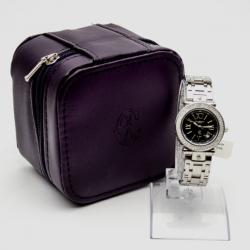 Pre Owned Philippe Charriol Geneve Black Swiss Movement Diamond Ladies Watch 29 MM