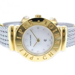 Pre Owned Philippe Charriol Saint Tropez SS/GP Ladies Wristwatch