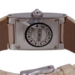 Pre Owned Chaumet Beige SS Diamond Classic Womens Wristwatch 20 MM