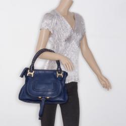 Pre Owned Chloe Marcie Bag in Royal Blue 