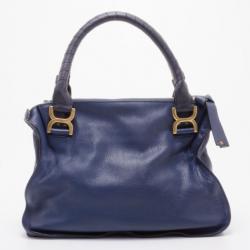 Pre Owned Chloe Marcie Bag in Royal Blue 