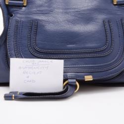 Pre Owned Chloe Marcie Bag in Royal Blue 