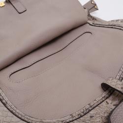 Pre Owned Chloe Python Small Marcie Bag