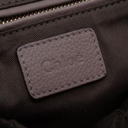 Pre Owned Chloe Python Small Marcie Bag