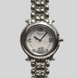 Chopard Happy Sport 7 Floating Diamonds SS White Ladies Wristwatch 31 MM  Chopard