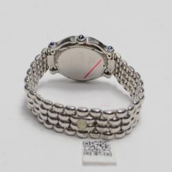 Pre Owned Chopard Happy Sport 7 Floating Diamonds SS White Ladies Wristwatch 31 MM
