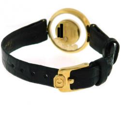 Pre Owned Chopard Happy Diamonds 20/3957 18k Rose Gold Quartz 23mm Watch Ladies