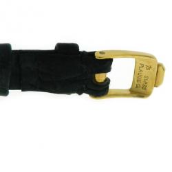 Pre Owned Chopard Happy Diamonds 20/3957 18k Rose Gold Quartz 23mm Watch Ladies