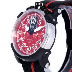 مملوكة مسبقًا CT Scuderia Red Stainless Steel CS10106 Men's Wristwatch 46MM