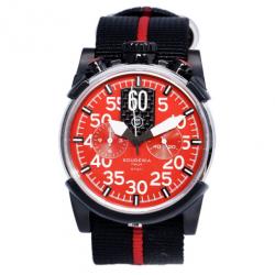مملوكة مسبقًا CT Scuderia Red Stainless Steel CS10106 Men's Wristwatch 46MM
