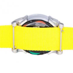 Pre Owned CT Scuderia Yellow Stainless Steel CS20110 Men's Wristwatch 46MM