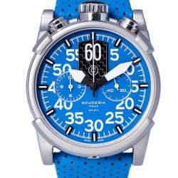 CT Scuderia Blue Stainless Steel CS10119 Men's Wristwatch 46MM