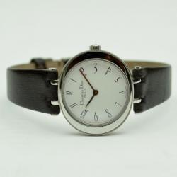 Pre Owned Christian Dior White SS Ladies Wristwatch 