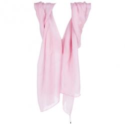 Pre Owned Dior Pink Silk Monogram Scarf