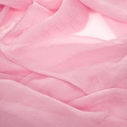 مملوكة مسبقًا Dior Pink Silk Monogram Scarf