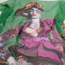 مملوكة مسبقًا Christian Dior Printed Scarf