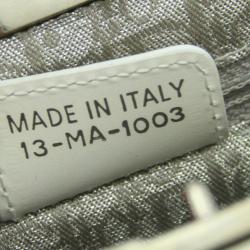 Pre Owned Dior Vintage Leather Fermoir Bag