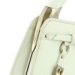 Pre Owned Dior Vintage Leather Fermoir Bag