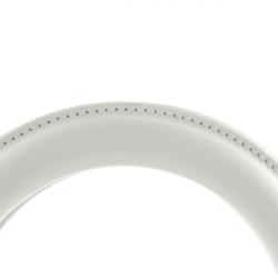 Pre Owned Dior Lady Dior Bag in Ivory Lambskin Leather