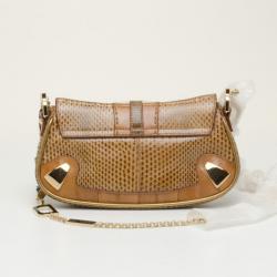 Pre Owned Dolce and Gabbana Small Python Shoulder Bag