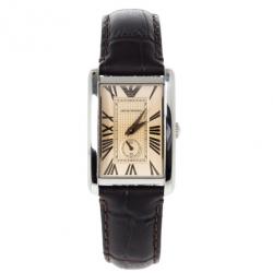 Pre Owned Emporio Armani Bronze Stainless Steel AR1637 Men's Wristwatch 38MM