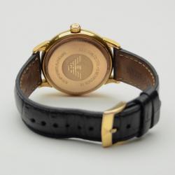 Pre Owned Emporio Armani Rose Gold Plated Pilot Mens Wristwatch 48 MM