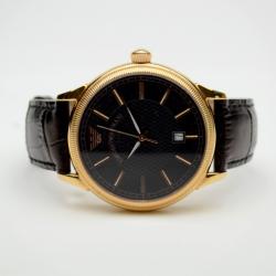 Pre Owned Emporio Armani Stainless Steel Pilot Unisex Wristwatch