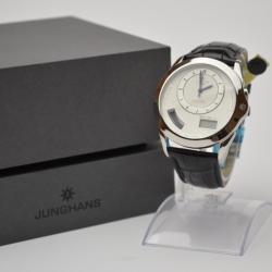 Pre Owned Erhard Junghans White Worldtimer Mens Wristwatch