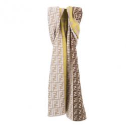 Pre Owned Fendi Zucca Wool Scarf