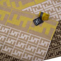 Pre Owned Fendi Zucca Wool Scarf