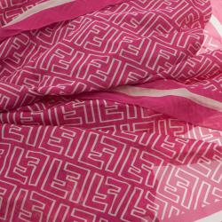 مملوكة مسبقًا Fendi Pink Zucca Stole