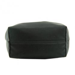 Pre Owned Fendi Black Satin Mini Hobo