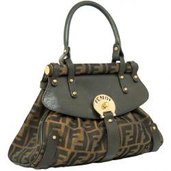 Pre Owned Fendi Zucca 'Magic' Small Satchel Handbag 