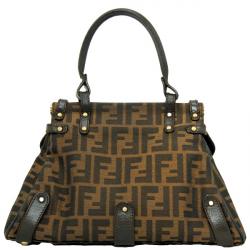 Pre Owned Fendi Zucca 'Magic' Small Satchel Handbag 