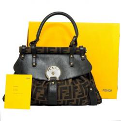Pre Owned Fendi Zucca 'Magic' Small Satchel Handbag 