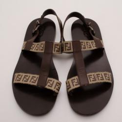Fendi Mens Zucchino Sandals Size 44