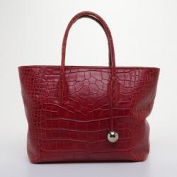 Pre Owned Furla Everyone Shopper Tote in Red