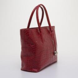 Pre Owned Furla Everyone Shopper Tote in Red