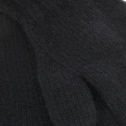 Pre Owned Giorgio Armani Black Knit Gloves Size S