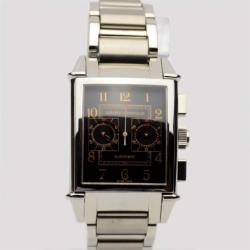 Pre Owned Girard Perregaux Vintage 1945 SS Black Chronograph Mens Wristwatch 32 MM