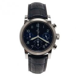 Pre Owned Girard Perregaux Ferrari SS Blue Chronograph Mens Wristwatch 40 MM