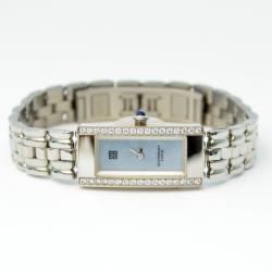 Pre Owned Givenchy Apsaras SS Blue Ladies Wristwatch