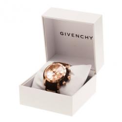 Pre Owned Givenchy Rose Gold Stainless Steel GV-5213J Men's Wristwatch 46MM