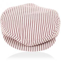 Pre Owned Gucci Red White Striped Cap
