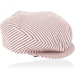 Pre Owned Gucci Red White Striped Cap