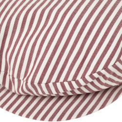 Pre Owned Gucci Red White Striped Cap