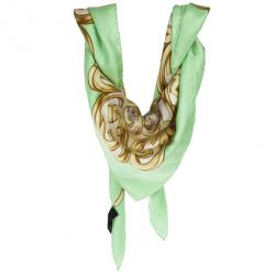 Pre Owned Gucci GG Printed Floral Scarf