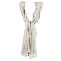Pre Owned Gucci Beige Guccissima Stole