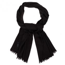 مملوكة مسبقًا Gucci Guccissima Brown Wool & Silk Scarf